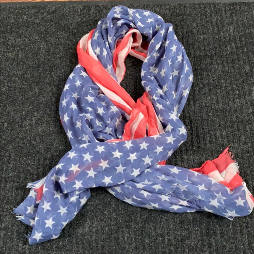 American flag scarf